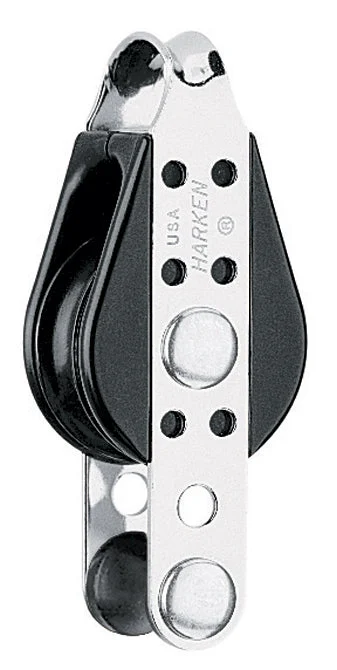 Harken Single Bullet Block w/Becket - 29mm