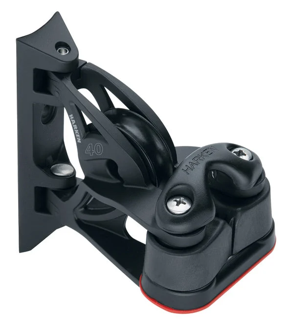 Harken Pivoting Lead Carbo Block w/Carbo-Cam Cleat - 40mm