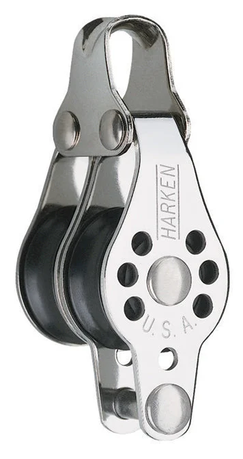 Harken Double Micro Block w/Becket - 22mm