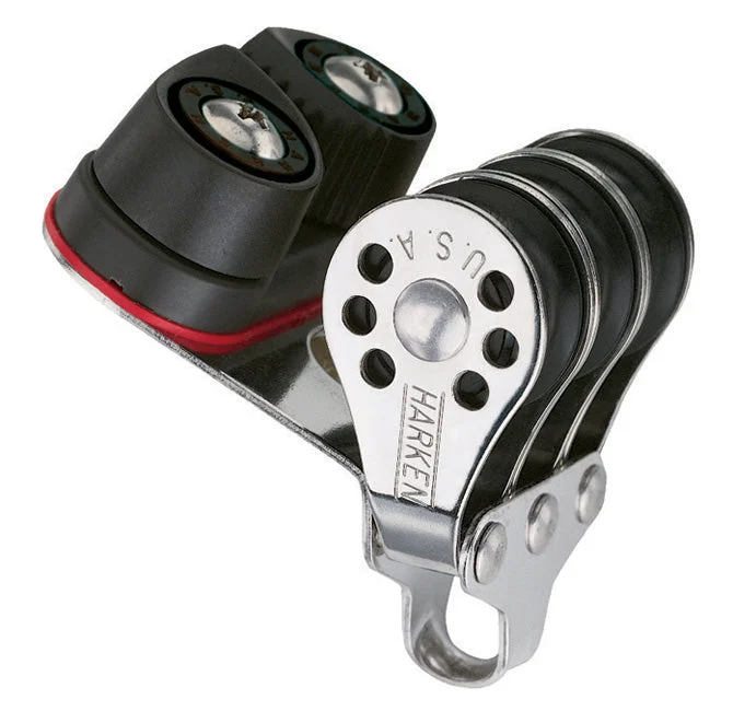 Harken Triple Micro Block w/Carbo-Cam Cleat - 22mm
