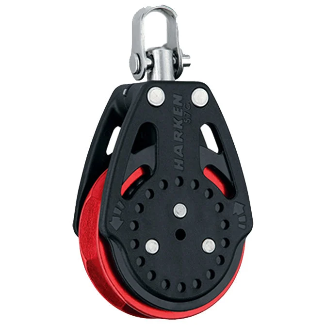 Harken Ratchamatic Block, Swivel, Red Sheave - 57mm