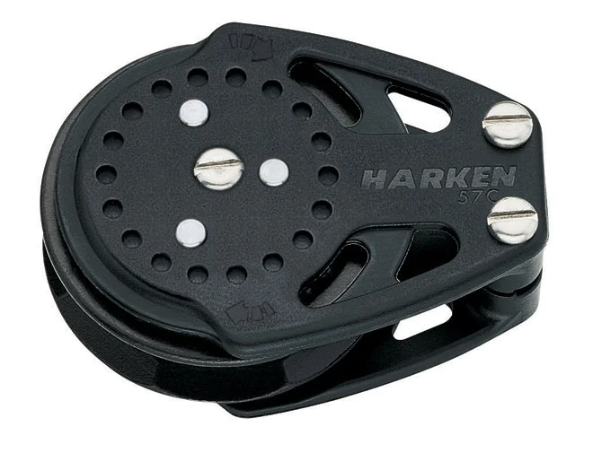Harken Ratchamatic Cheek Carbo Block - 57mm