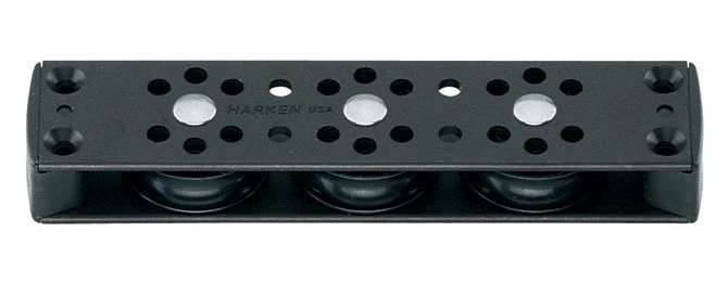Harken Aluminum Organizer, 3 Sheave - 38mm