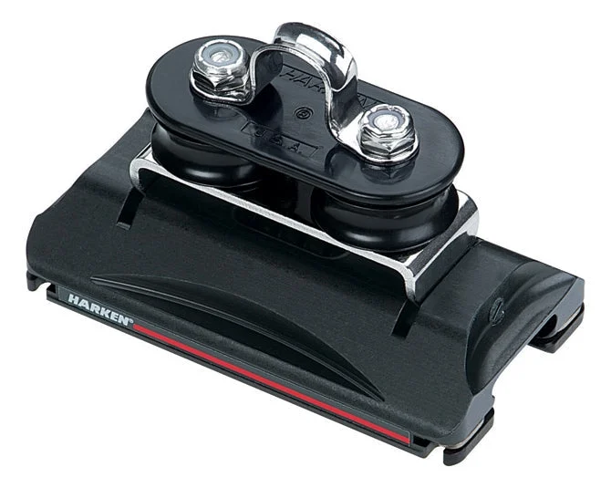 Harken High-Load 1250 Car w/Pivoting Sheaves, Eyestrap - 22mm