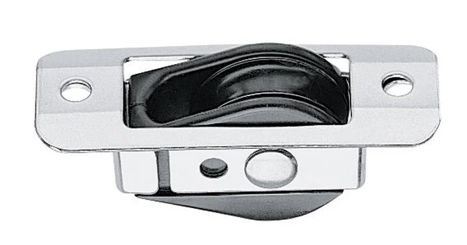 Harken Through-Deck Bullet Block, SS Cover - 29mm