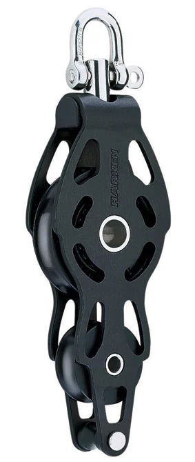 Harken Aluminum ESP Fiddle Swivel Block, Becket - 75mm