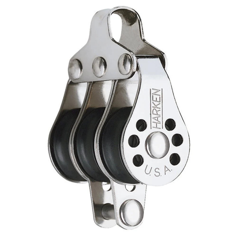 Harken 22mm Triple Micro Block w/Becket – Marine Boat Replacement Part