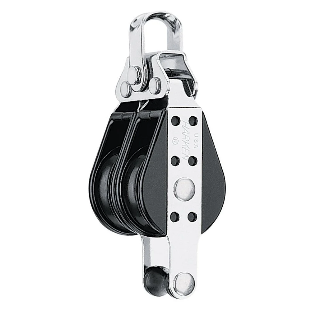 Harken 38mm Double Big Bullet Block w/Becket – Marine Boat Replacement Part