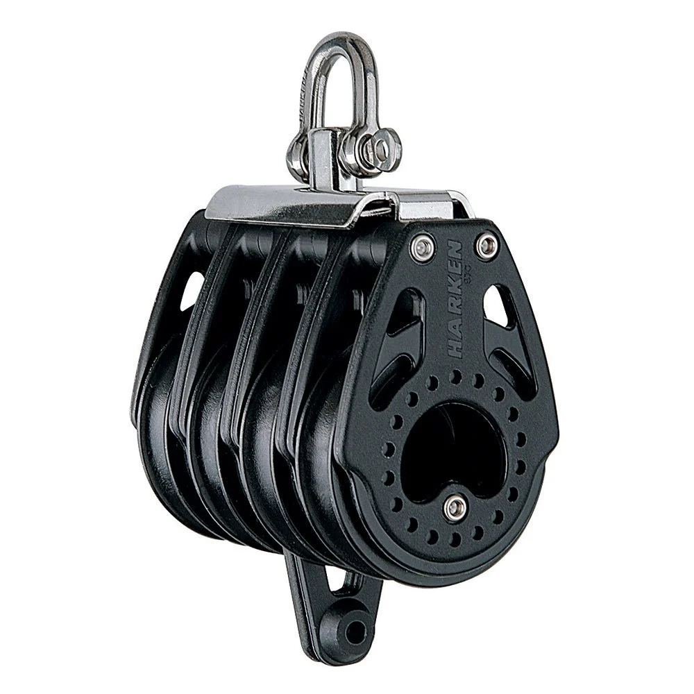 Harken 57mm Quad Block Swivel, Center Becket – Marine Boat Replacement Part