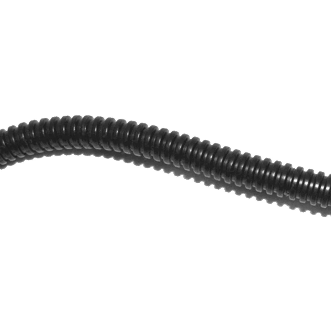 Burnstine's Black Split Loom - 1/2" x 100' - 84859/T-500-PB/COIL