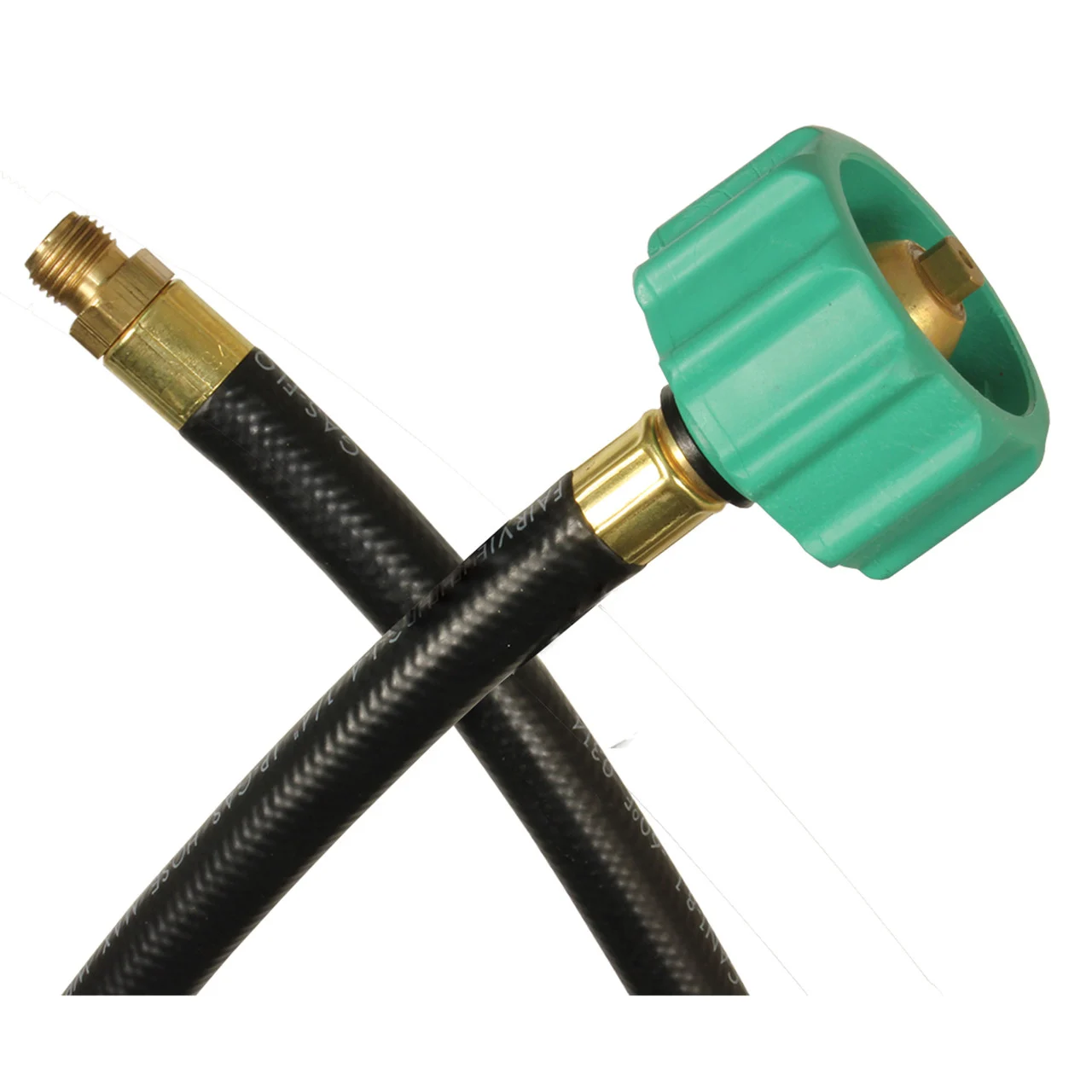 JR Products 07-30855 1/4" LP OEM Pigtail - 15" Length x 1/4" MPT with QCC1 End - 07-30855