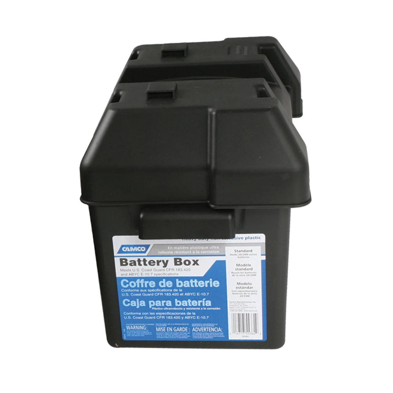 Camco 55372 Battery Box - Group 27 - 55372