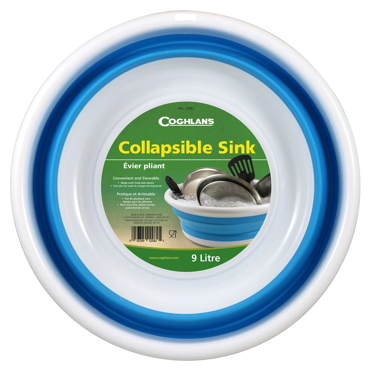 Coghlan's 2082 Collapsible Sink - 9 Liter - 2082