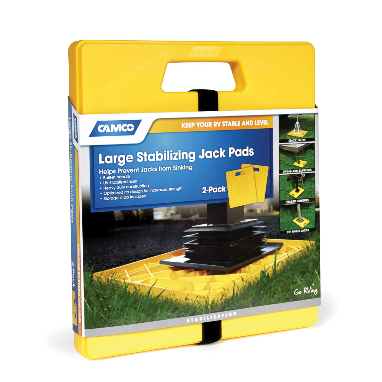 Camco 44541 Stabilizing Jack Pads - 44541