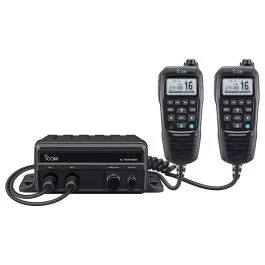 Icom Ic-M410bb 11 Black Box Vhf W/Black Command Mic & 2 Command Mic Ports