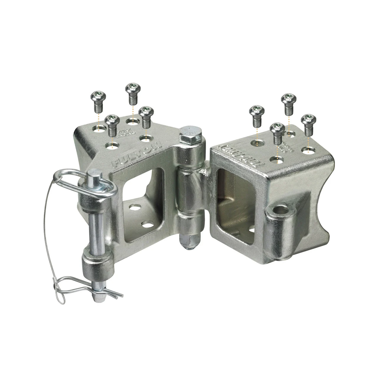 Fulton HDPB330101 Fold-Away Bolt-On Hinge Kit - 3" x 3", 5000 lbs. - HDPB330101
