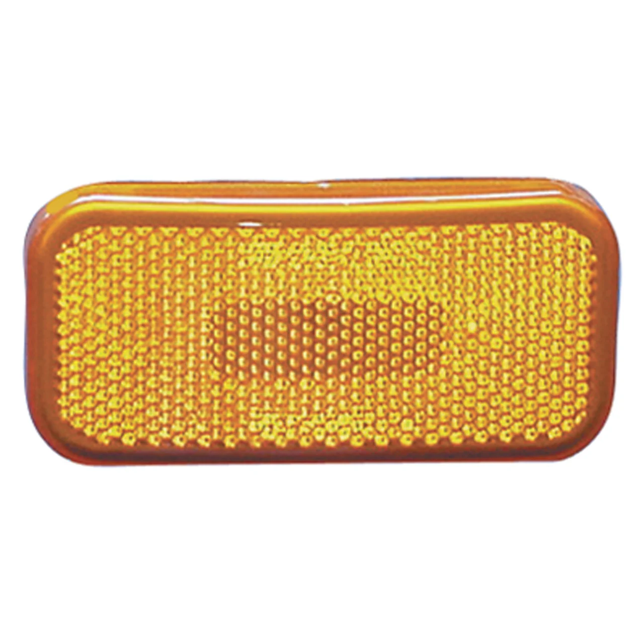 Fasteners Unlimited 003-59 Command Electronics Rounded Corner Clearance Light - Amber with White Base - 003-59