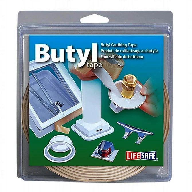 Incom Butyl Caulking Tape 3/4" x 1/8" x 20 Ft., White