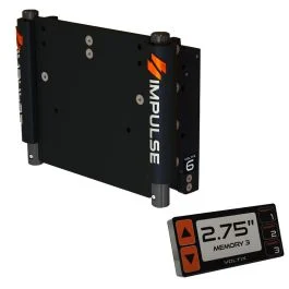 Impulse Xl 6" Set Back Electric Jack Plate W/Smart Control - Black Anodized