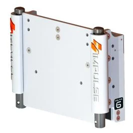 Impulse Xl 6" Set Back Electric Jack Plate W/Standard Control - White Cerakote