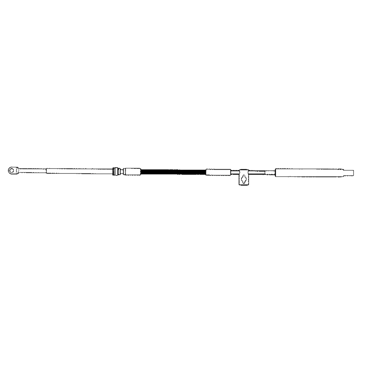 Uflex C36X16 C36 Mercury/Mercruiser/Mariner/Volvo Engine Control Cable - 16' - C36X16