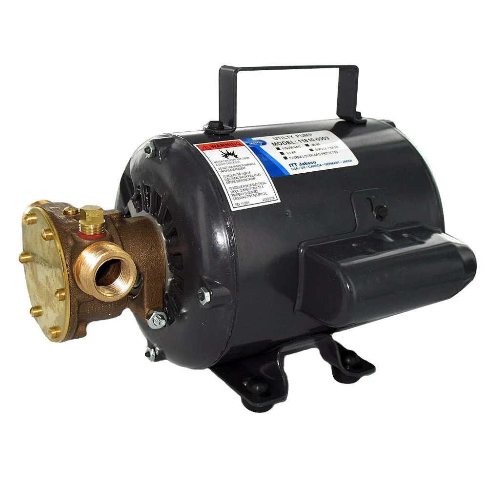 Jabsco Bronze AC Motor Pump Unit - 115V – Marine Engine Cooling Replacement Part