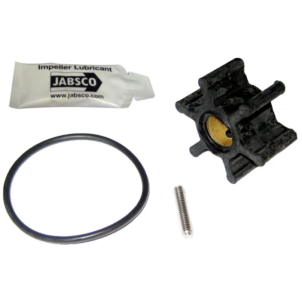 Jabsco Impeller Kit - 6 Blade - Neoprene - 1-9/16" Diameter – Marine Engine Cooling Replacement Part