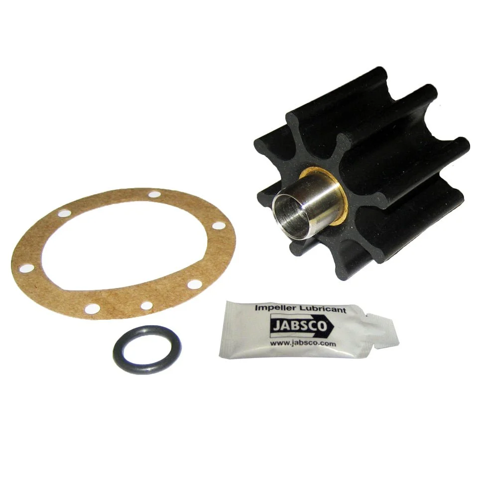 Jabsco Impeller Kit - 8 Blade - Nitrile - 2-9/16" Diameter - Ding Drive – Marine Engine Cooling Replacement Part