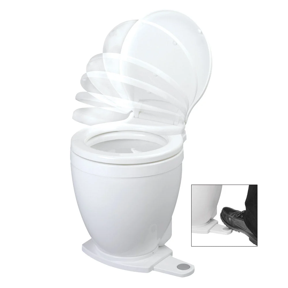 Jabsco Lite Flush Electric 12V Toilet w/Footswitch – Marine Electrical Replacement Part