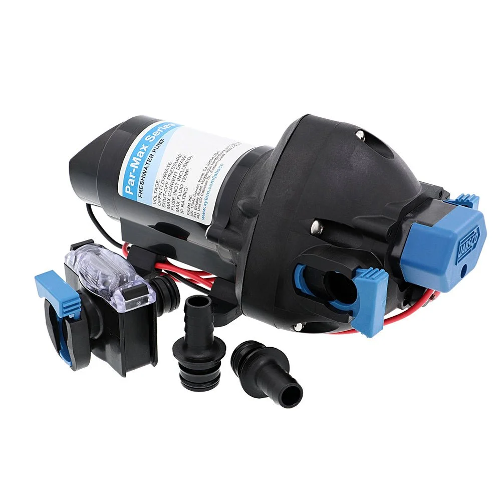 Jabsco Par-Max 3 Water Pressure Pump - 24V - 3 GPM - 25 PSI – Marine Boat Replacement Part