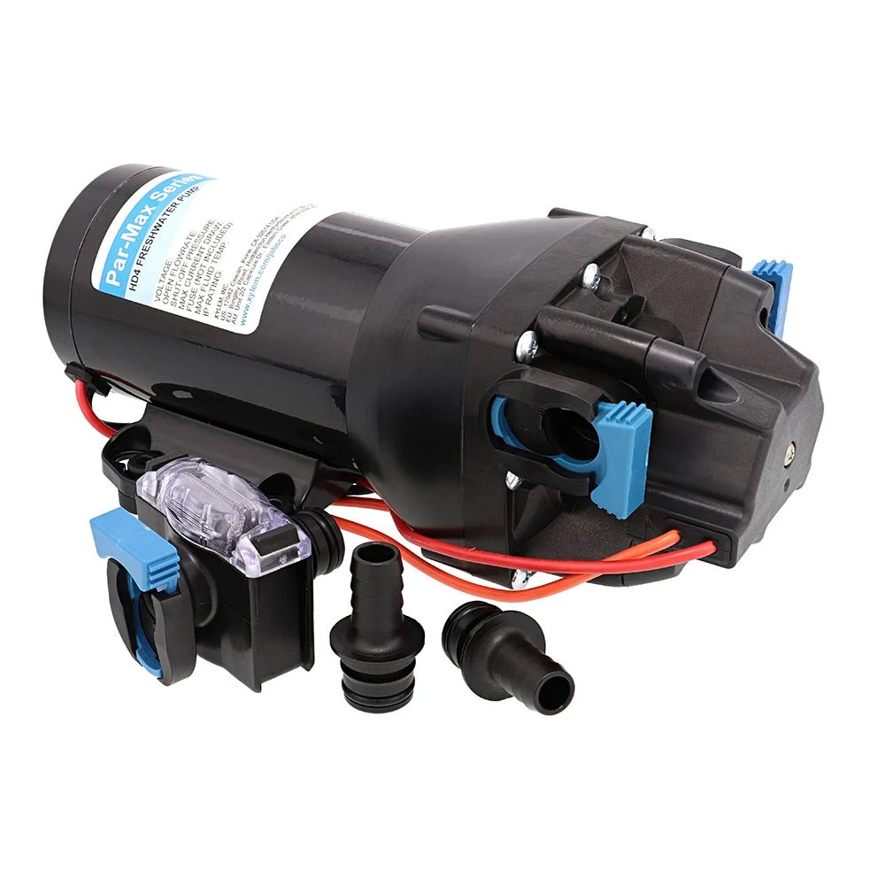 Jabsco Par-Max HD4 Heavy Duty Water Pressure Pump - 24V - 4 GPM - 60 PSI – Marine Boat Replacement Part