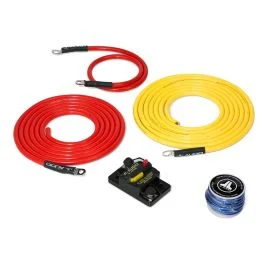 Jl Audio Premium 6 Awg 12v Power Connection Kit F/Single Amplifier Within 10' Of Battery - Xmd-Pcs50a-1-L10