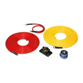 Jl Audio Premium 6 Awg 12v Power Connection Kit F/Single Amplifier Within 20' Of Battery - Xmd-Pcs50a-1-L20