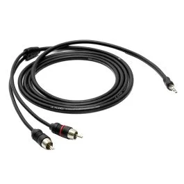 Jl Audio 2 Channel 6' Mini To Rca Audio Interconnect Cable - Xd-Minirca-6