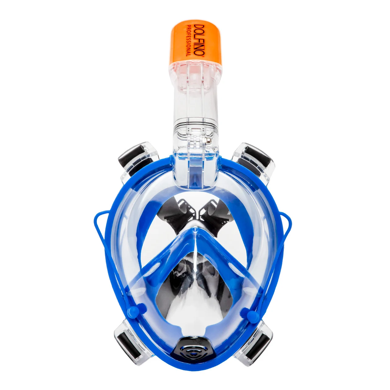 Dolfino Pro Dpm17478lblc Frontier Full-face Snorkeling Mask - Large/x-large, Blue - DPM17478LBLC