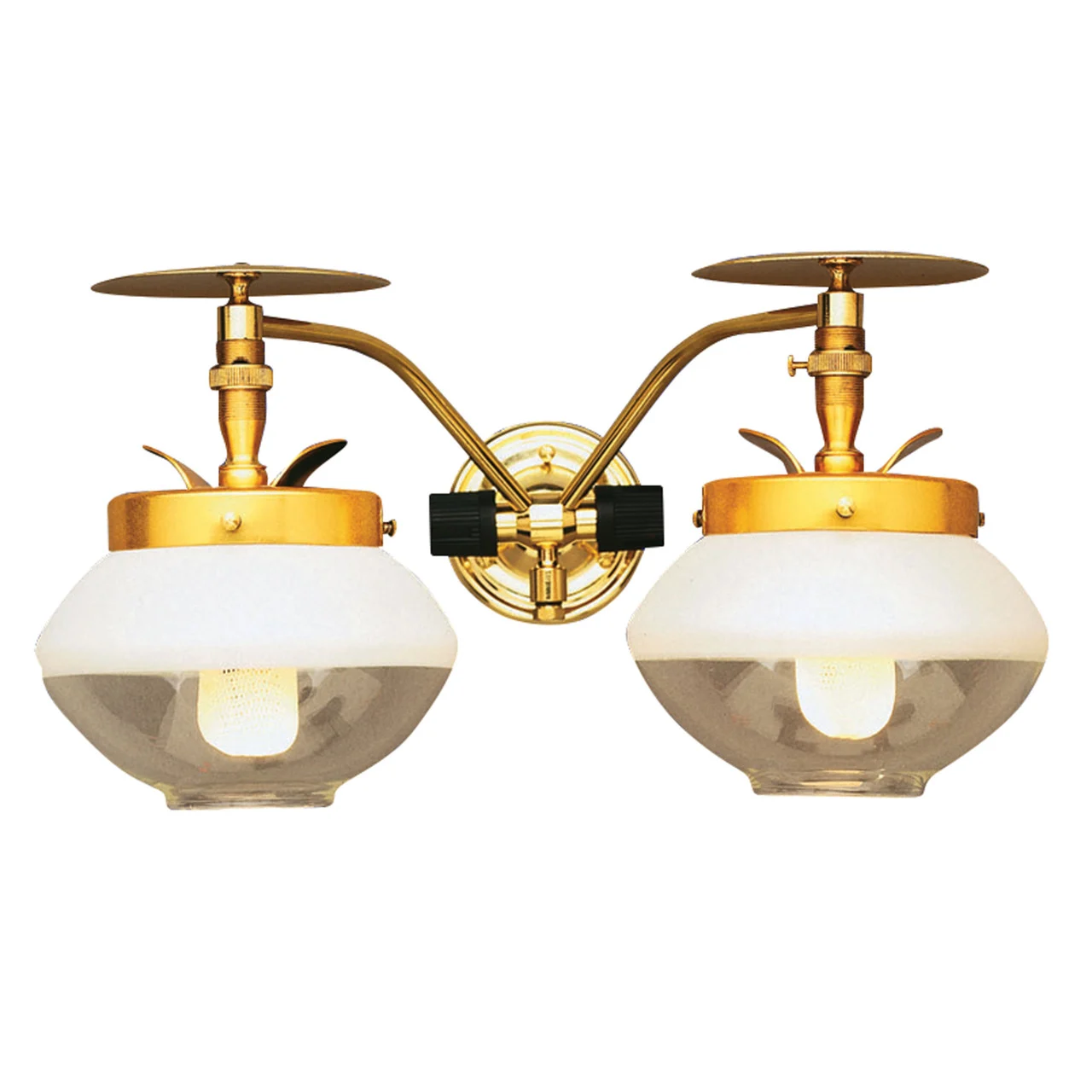 Falks 2705 Indoor Gas Burning Wall Light - Double - 2705