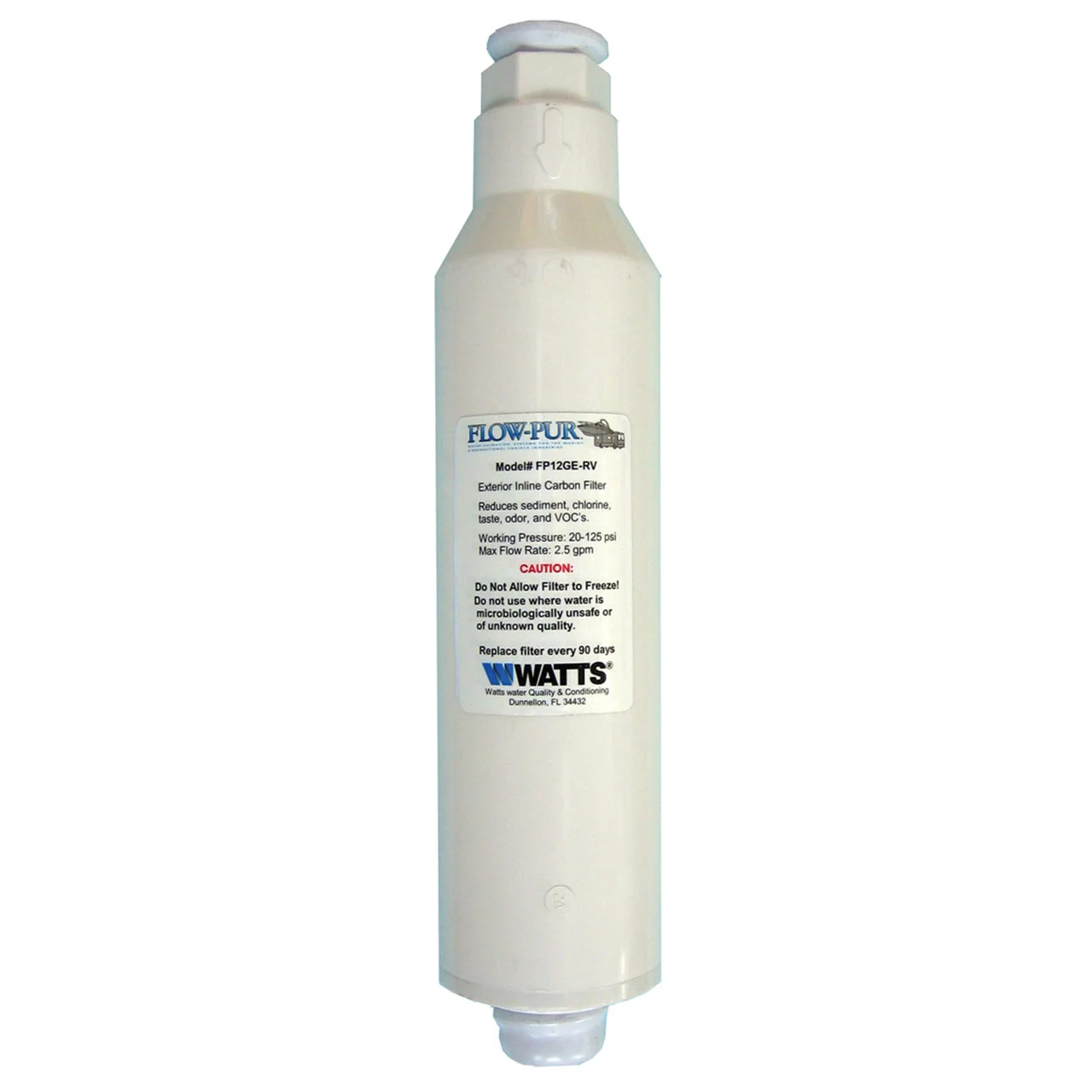 Flow Pur FP12GE-RV Exterior Inline Water Filter - FP12GE-RV