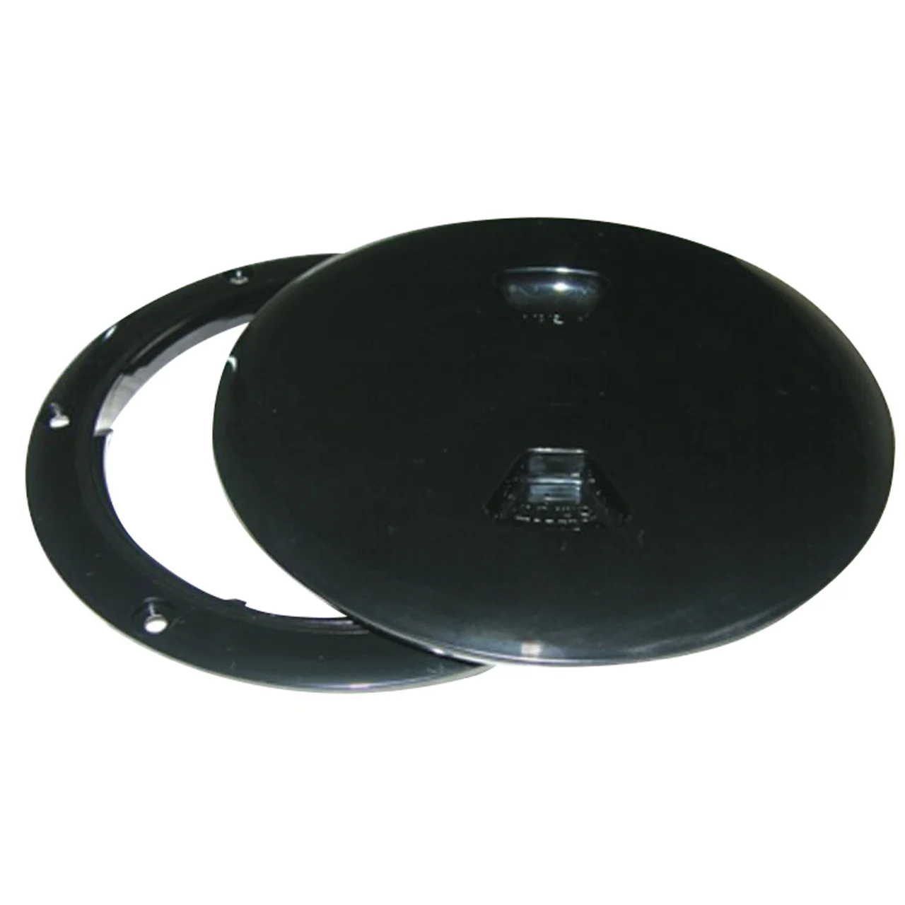 Beckson DP50-B Twist-Out Plate - 5", Black - DP50-B