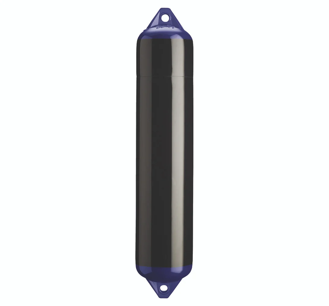 Polyform F-4 BLACK F Series Fender - 8.5" x 40.5", Black - F-4 BLACK