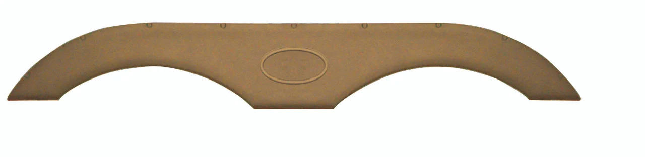 Icon 01827 Tandem Axle Fender Skirt FS1770 for Keystone - Taupe - 1827