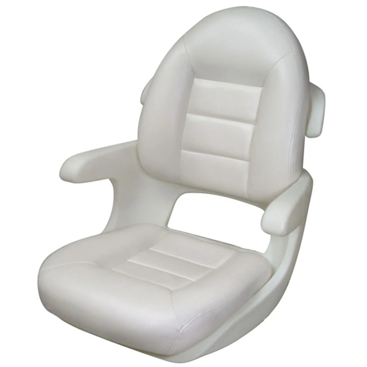 Tempress 57010 Elite Helm High-Back Boat Seat - White - 57010