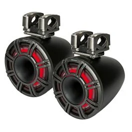 Kicker Kmtc11 11" Horn Loaded Tower System - 4-Ohm, Charcoal
