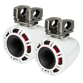 Kicker Kmtc9 9" Horn Loaded Tower System - 4-Ohm, White