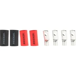 Kicker Rt4 Nickel Plated 4awg 5/16" Ring Terminal - 4-Pack