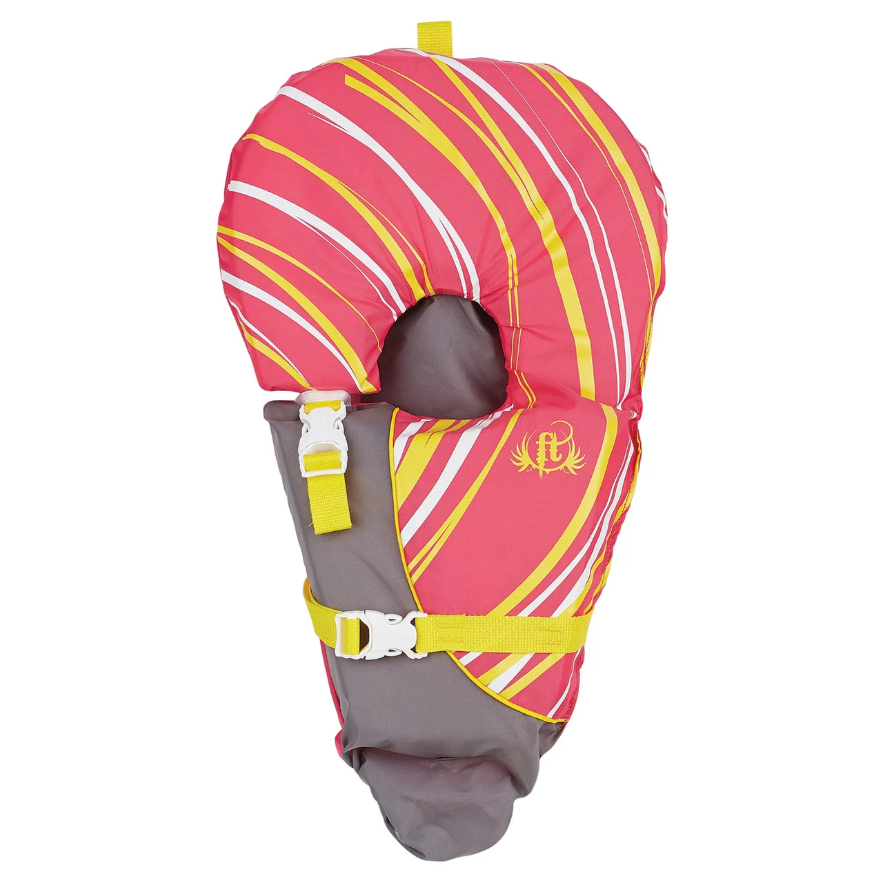 Full Throttle 104000-105-000-15 Infant Baby-Safe Vest - Pink/Gray - 104000-105-000-15