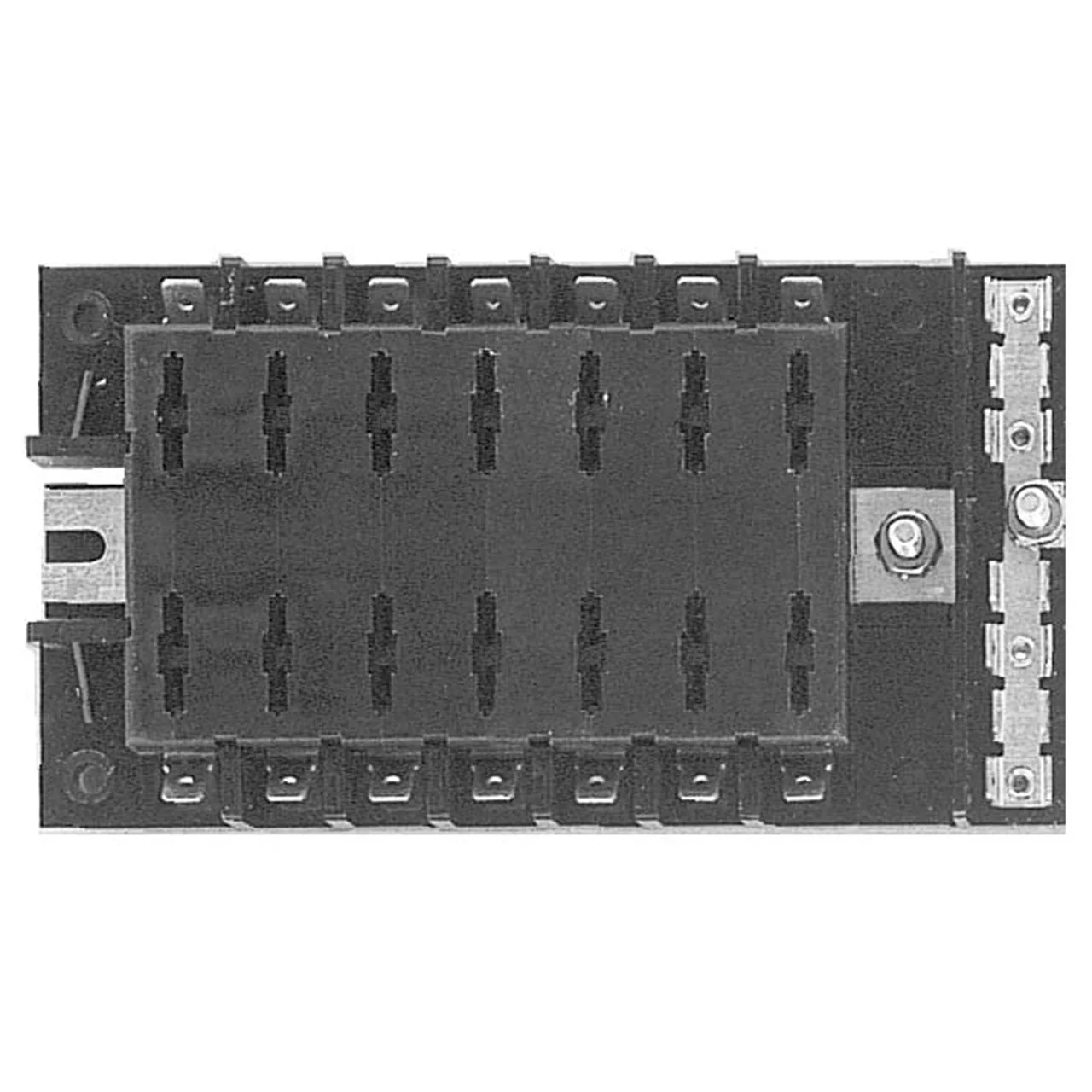 Sierra FS40430 4-Gang ATO/ATC Fuse Block with Busbar - FS40430