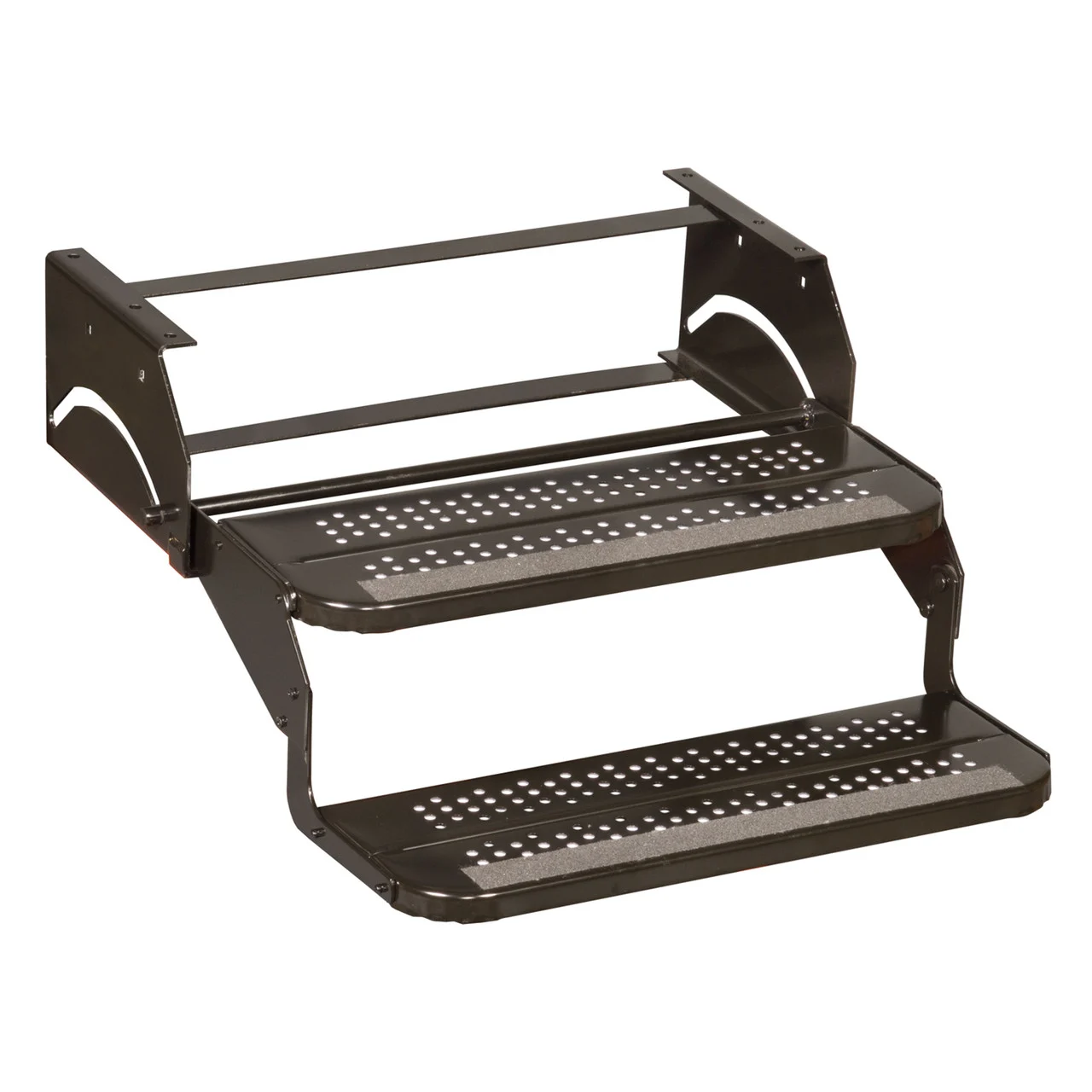 Elkhart Tool & Die 928-9 Standard Double Camper Step with 28" Wide Tread - 15.75" Drop and 9" Risers - 928-9