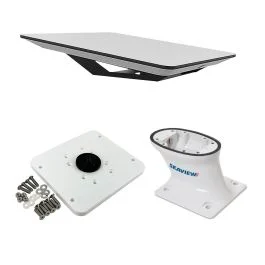 Kvh Starlink Flat Panel Kit W/5" Seaview Pedestal Mount & Adastlka Starlink Top Plate