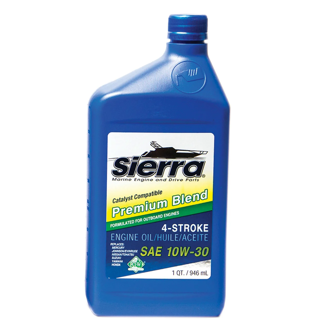 Sierra 18-9420CAT-2 10W-30 Premium Blend Catalyst Engine Oil - 1 Quart - 18-9420CAT-2