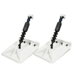 Smart Tabs Sx Trim Tabs By Lectrotab 9.5" X 10" F/12'-16' Boat W/40 - 80hp - White